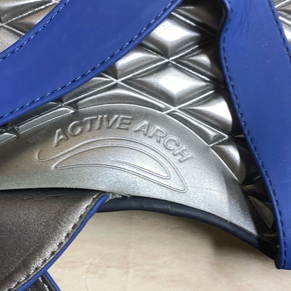 Life Stride Progress Blue Sandals Women Size 11 Active Arch - Picture 5 of 6